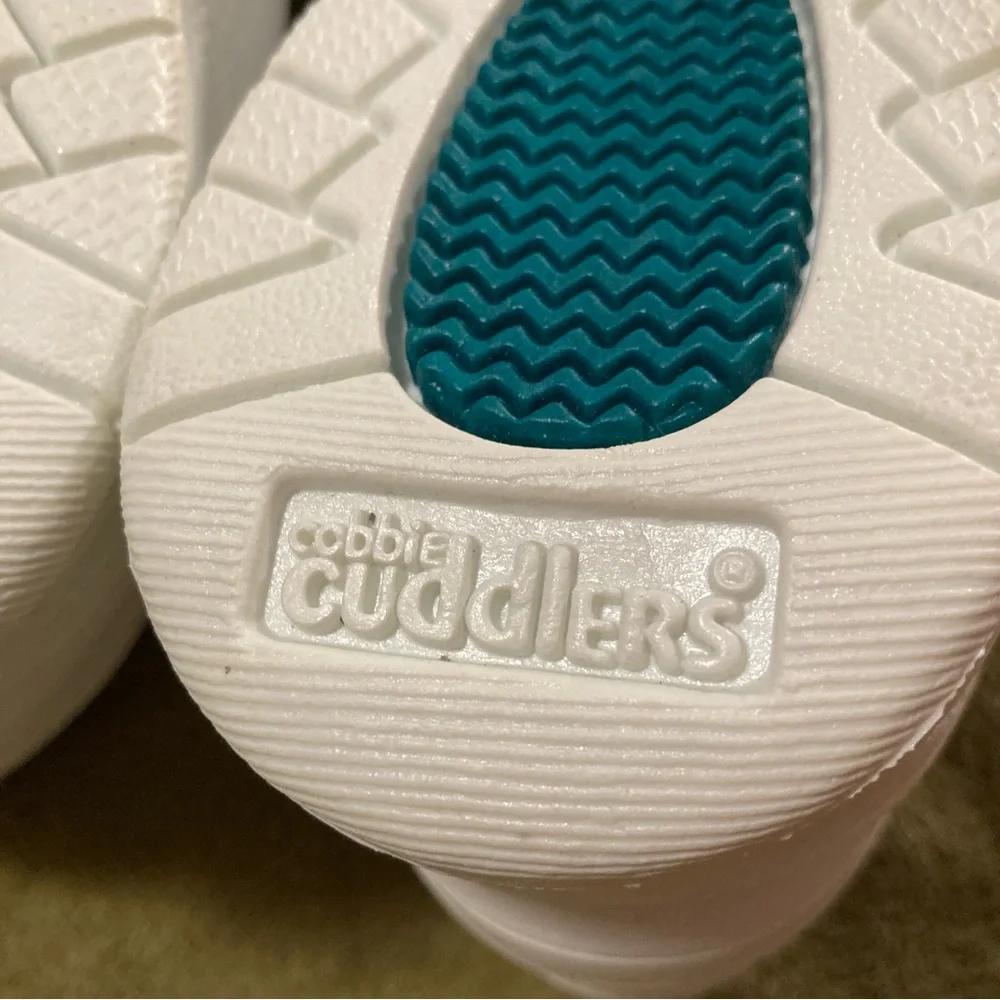 NIB Cobbie Cuddlers Vintage 80s Leather Walking Shoe Sneaker White Size 8